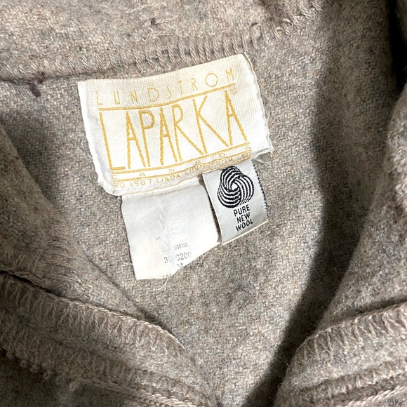 Vintage hooded wool coat - Picture 3 of 4